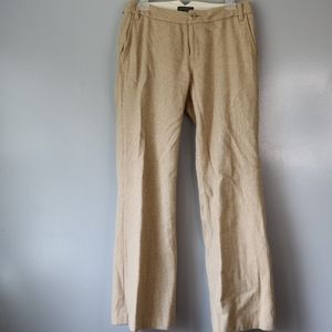 Banana Republic Khaki Tweed Pants 8